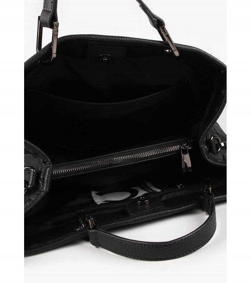 ELEGANTE MODELO Lola Casademunt Bolso Bandolera Media Luna Mujer Negro