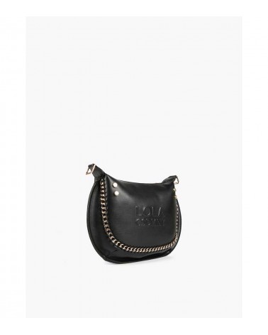 Lola Casademunt  Bolso Bandolera Detalle Cadena Lola Casademunt Mujer Negro