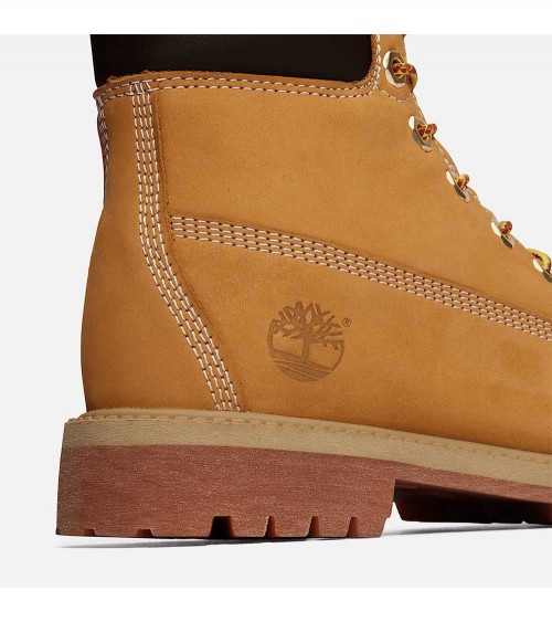 Timberland Botines Botas Cordones 6 Inch Timberland® Premium Mujer Amarillo