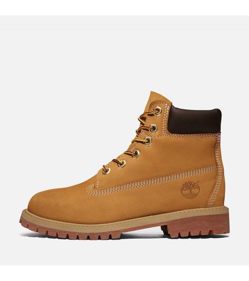 Timberland Botines Botas Cordones 6 Inch Timberland® Premium Mujer Amarillo