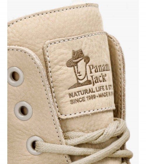 Panama Jack Mujer Padma Botas Piel Beige Forro Pelo