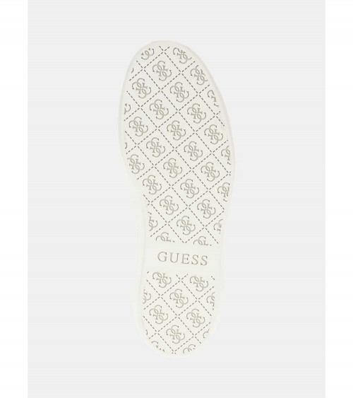 Guess Zapatillas Deportivas Hombre Nola Blanco - Piel Auténtica