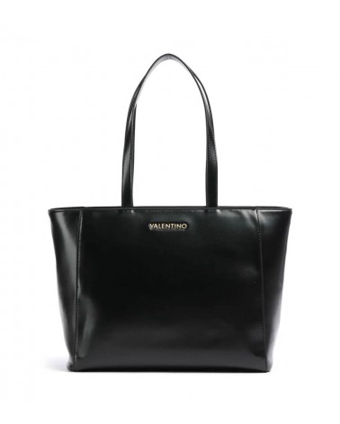 Valentino Bags, bolso mujer, bolso negro, bolso shopping, Lázaro Zapaterías, bolso resistente, elegancia y funcionalidad.