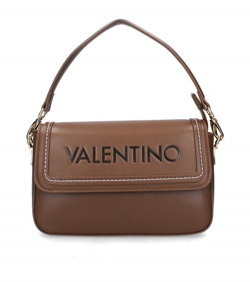 Vista frontal del bolso Valentino VBS8AJ13 en marrón.