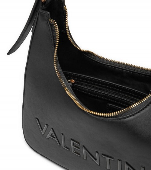 Vista frontal del bolso Valentino Neasy Re en negro.