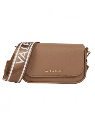 Diseño compacto y elegante de Valentino Bags beige. Bolso Valentino beige Miramar con correa ajustable y diseño elegante.